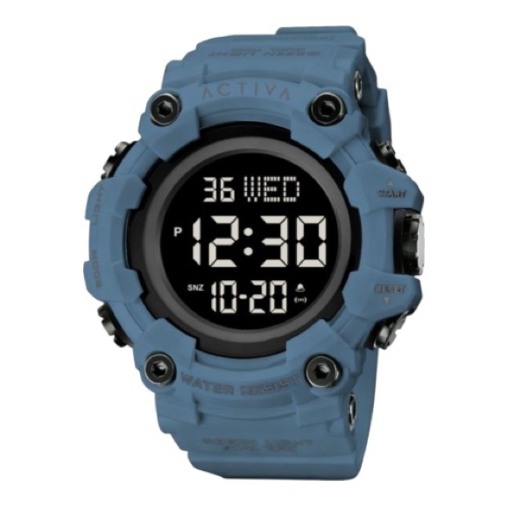Activa Kadron X Invicta Digital Men's Watch - 53mm, Blue (ACW1968-007)